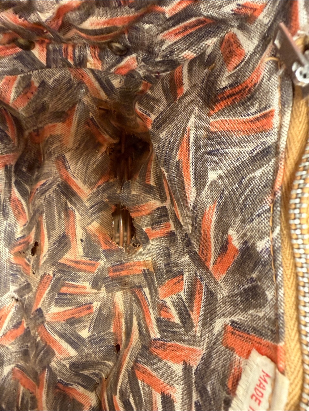 Wicker or Rattan purse with Tortoiseshell Accents vintage Japan - Picture 8 of 10
